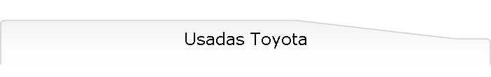 Usadas Toyota